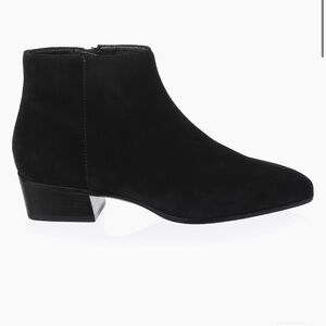 NIB AQUATALIA “Fuoco” Black Suede Booties